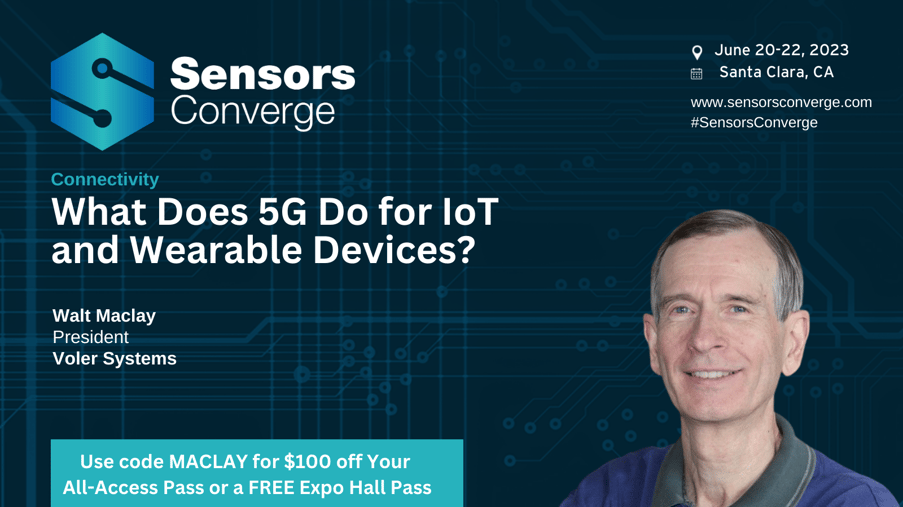 What does 5G do for IoT and wearable devices?