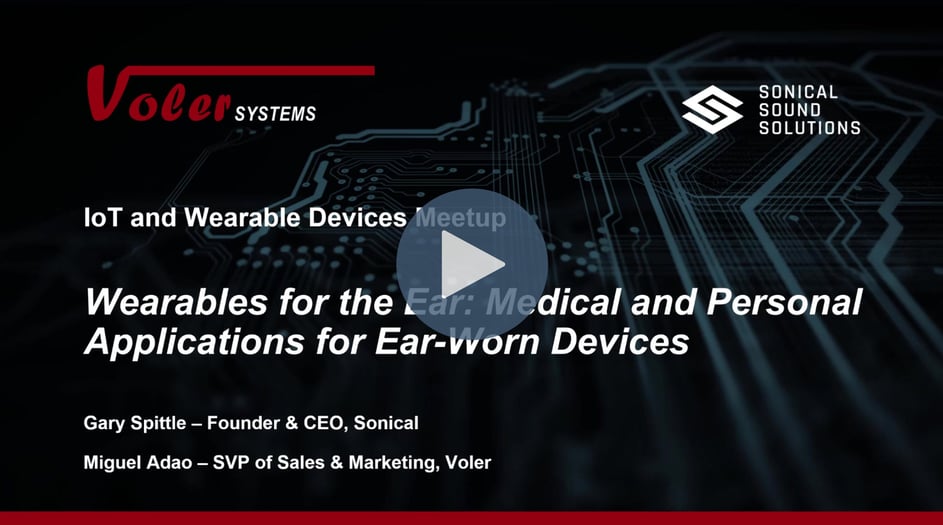 Wearables For The Ear Webinar