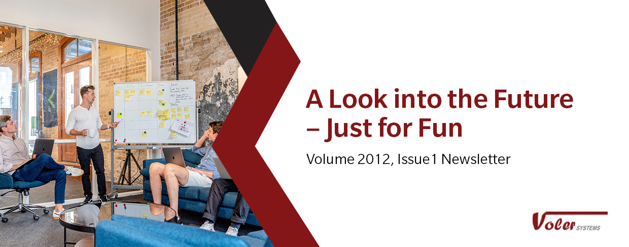 Volume 2012, Issue1 Newsletter